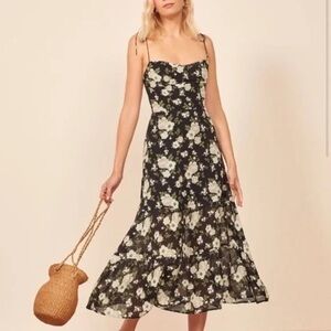Reformation Emmie Midi Dress in Elizabeth Floral. Size 10